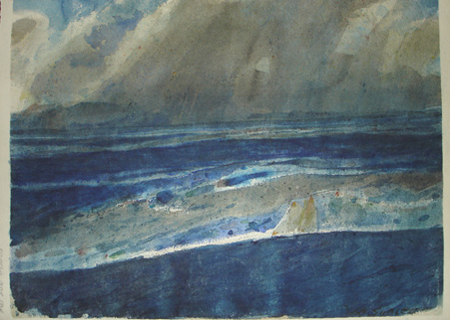 CSwcHeavySeaWhiteSailFPIM(66)18x24
