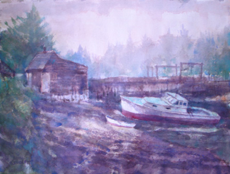 CSwcPoundAtLowTide(00)18x24